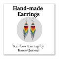 Rainbow Earrings by Karen Quesnel
