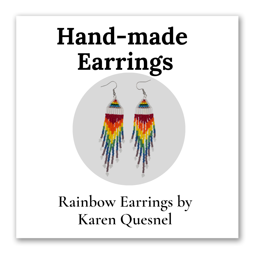 Rainbow Earrings by Karen Quesnel
