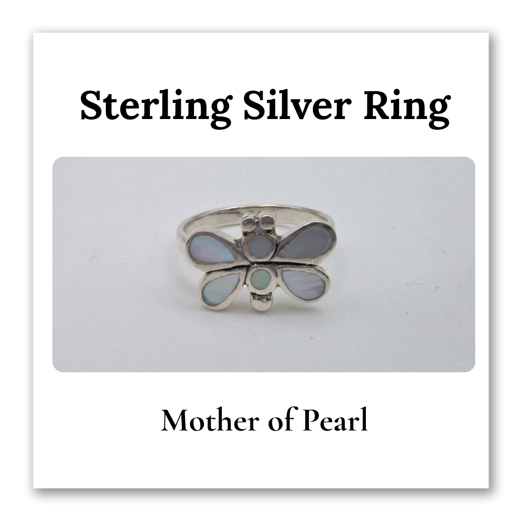 Silver Rings - Mother of Pearl