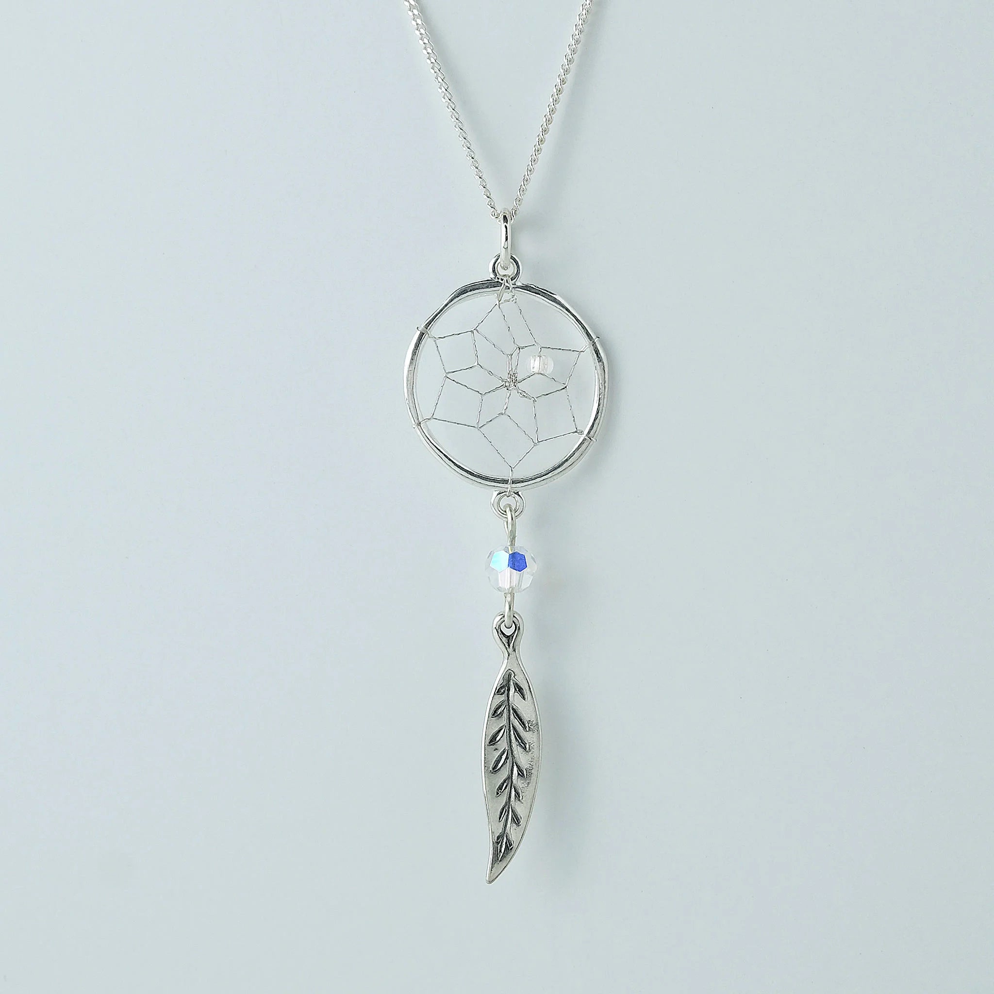 Steorra Sterling Silver Necklace (Dreamcatcher)