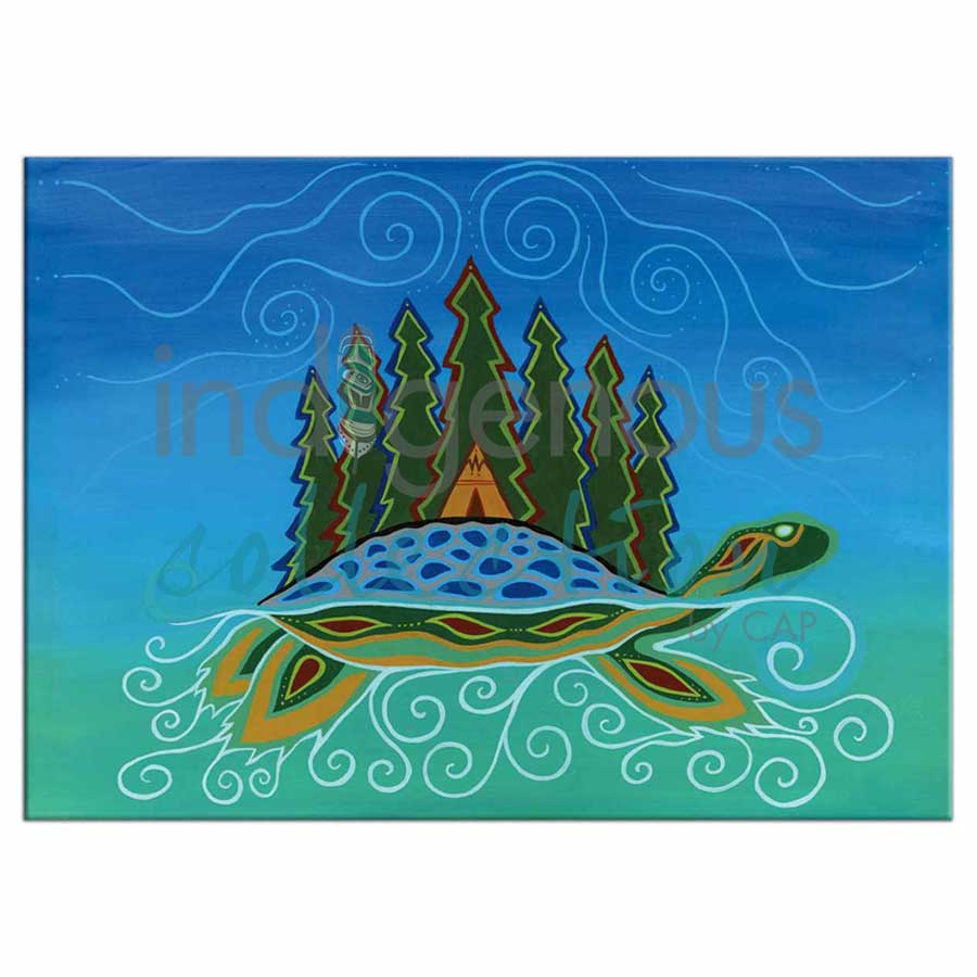Turtle Island Magnet