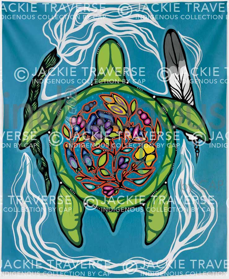 Prayers For Turtle Island Blanket