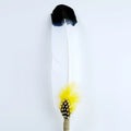 Large Yellow Smudging Feather for Clarity