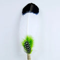 Large Green Smudging Feather for Harmony