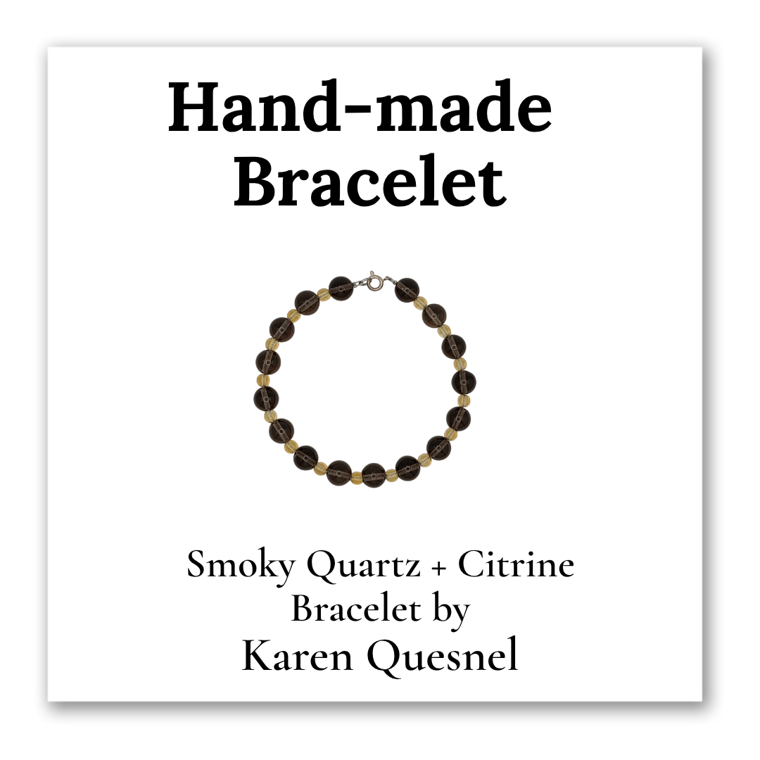 Smoky Quartz + Citrine Bracelet
