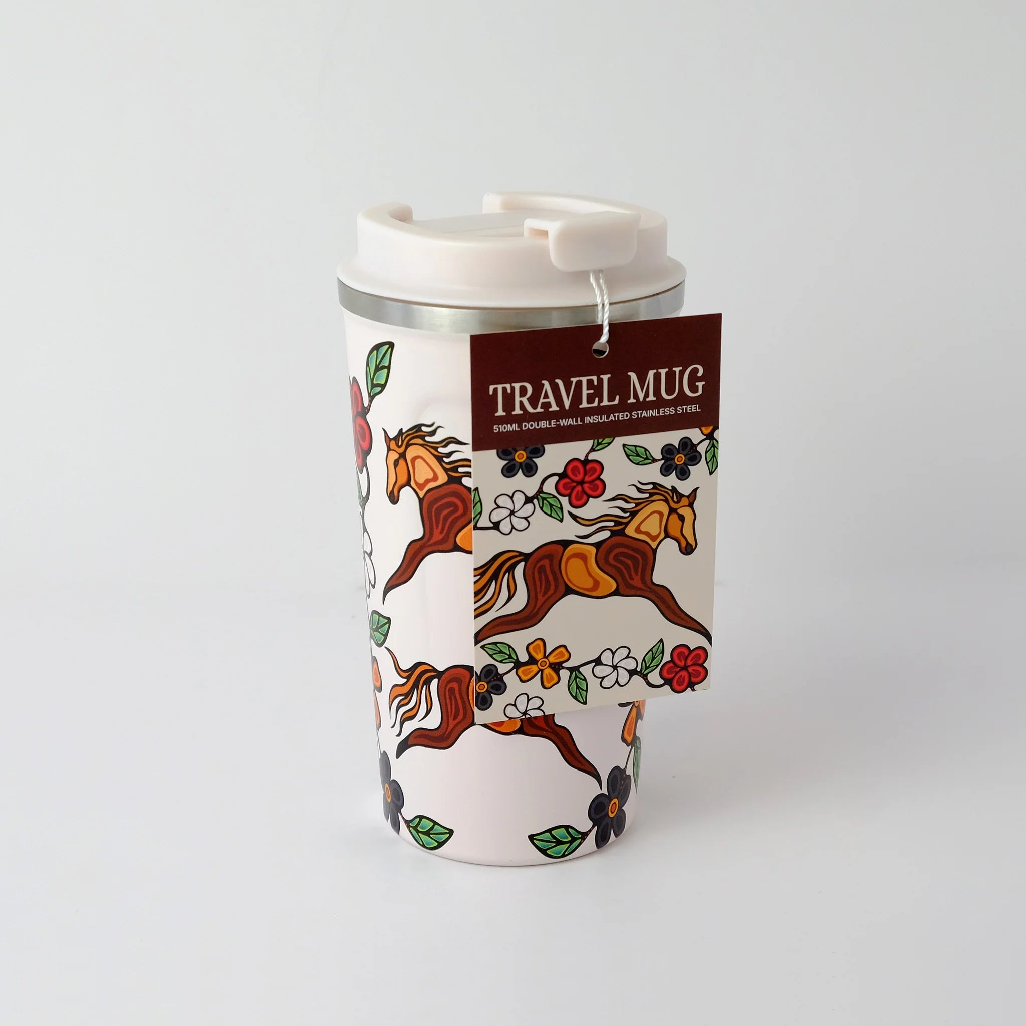 Travel Mug 510ml - Horses