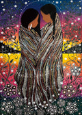 Betty Albert Lovers Art Card