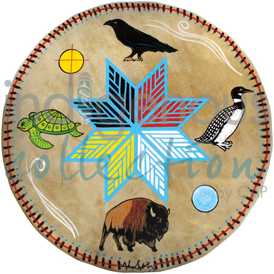 Alan Syliboy Spirit Animals Art Card