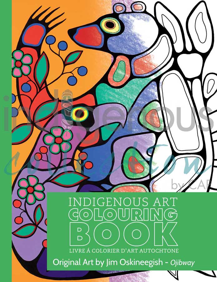 Indigenous Art Colouring Book - Jim Oskineegish