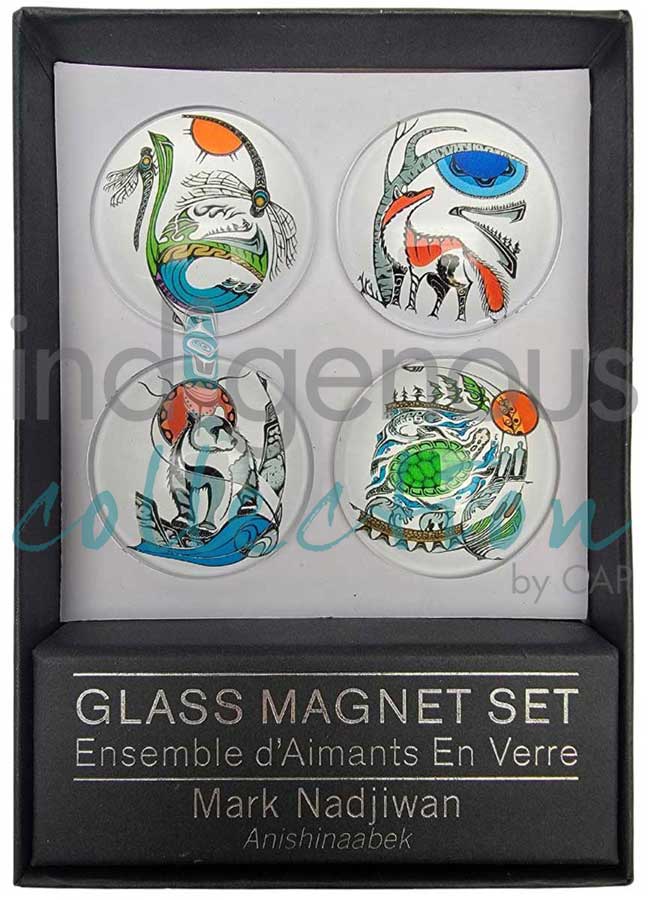 Glass Magnet Set - Mark Nadjiwan