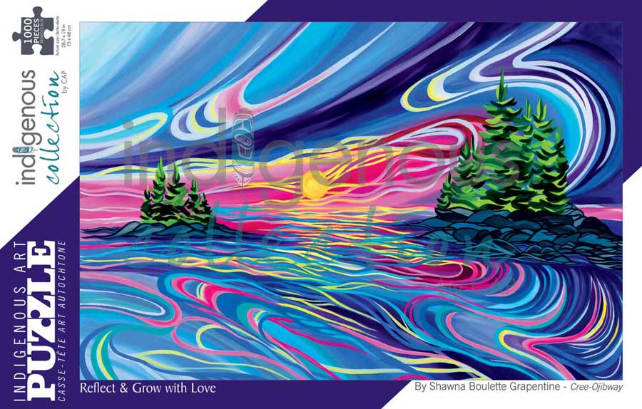 Jigsaw Puzzle - Shawna Boulette Grapentine - Reflect & Grow With Love