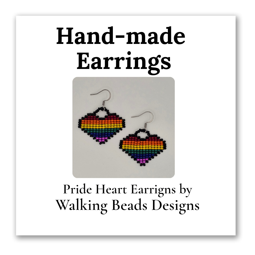 Pride Heart Earrings