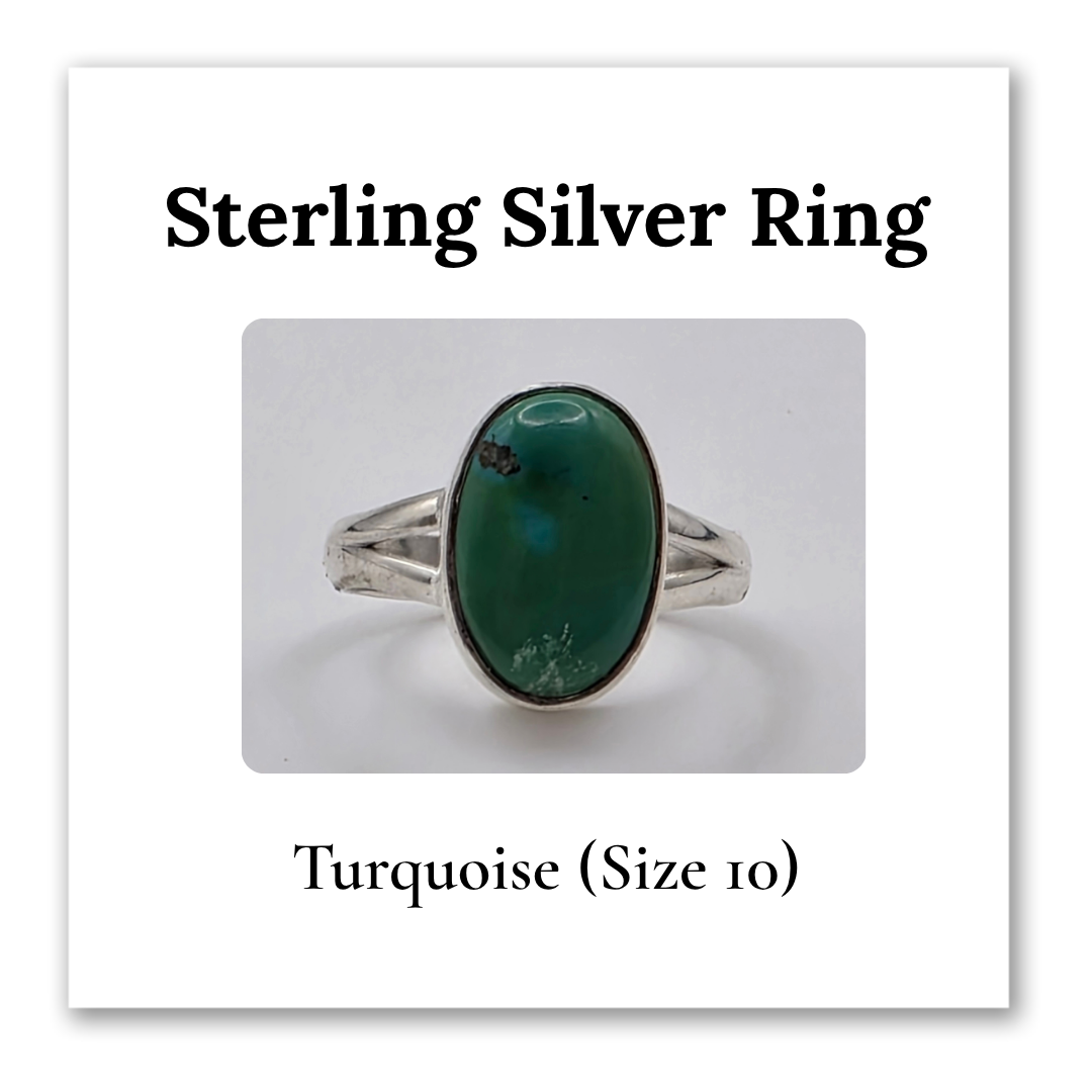 Silver Rings - Turquoise