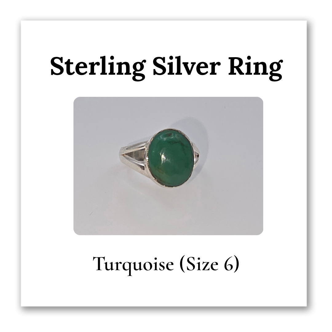 Silver Rings - Turquoise