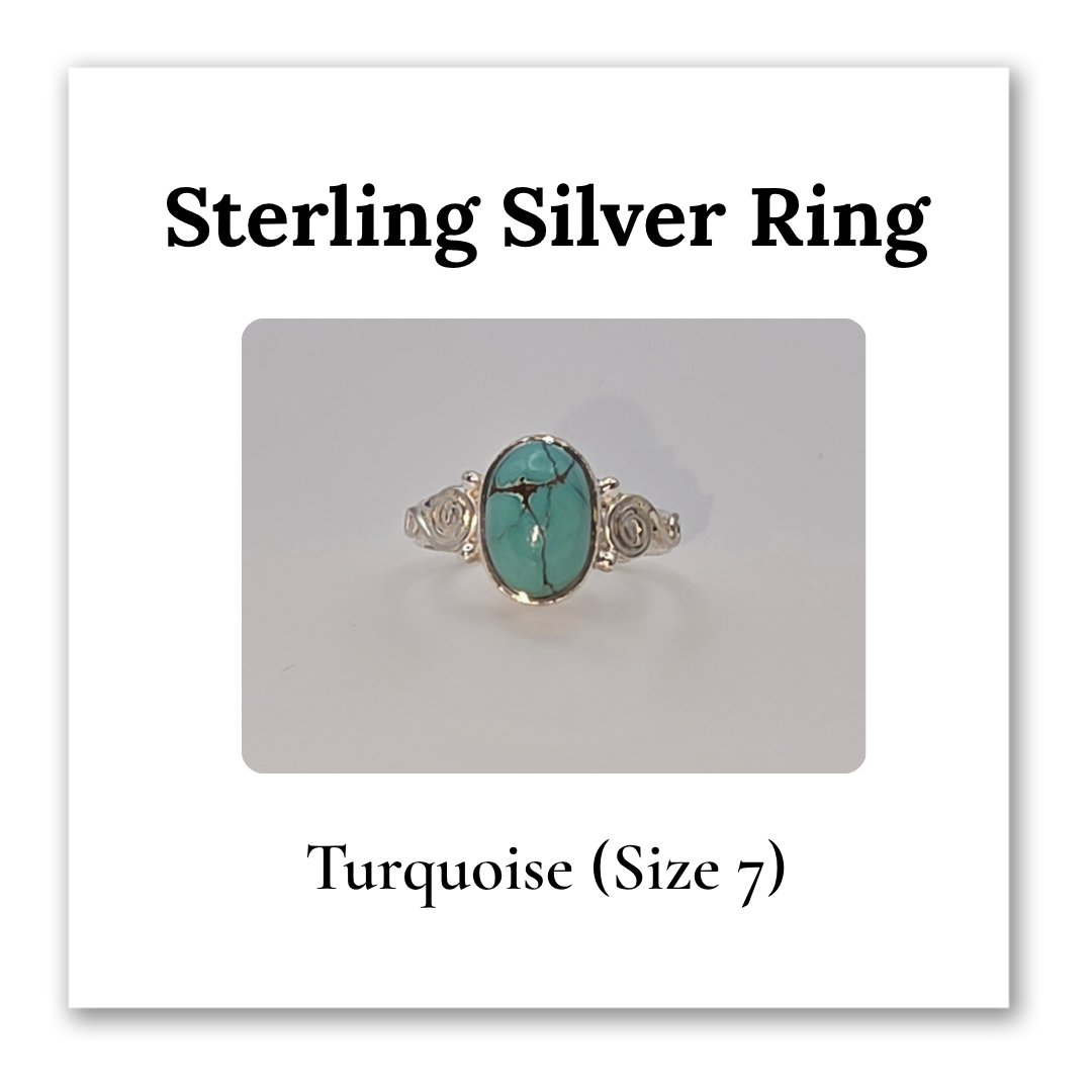 Silver Rings - Turquoise
